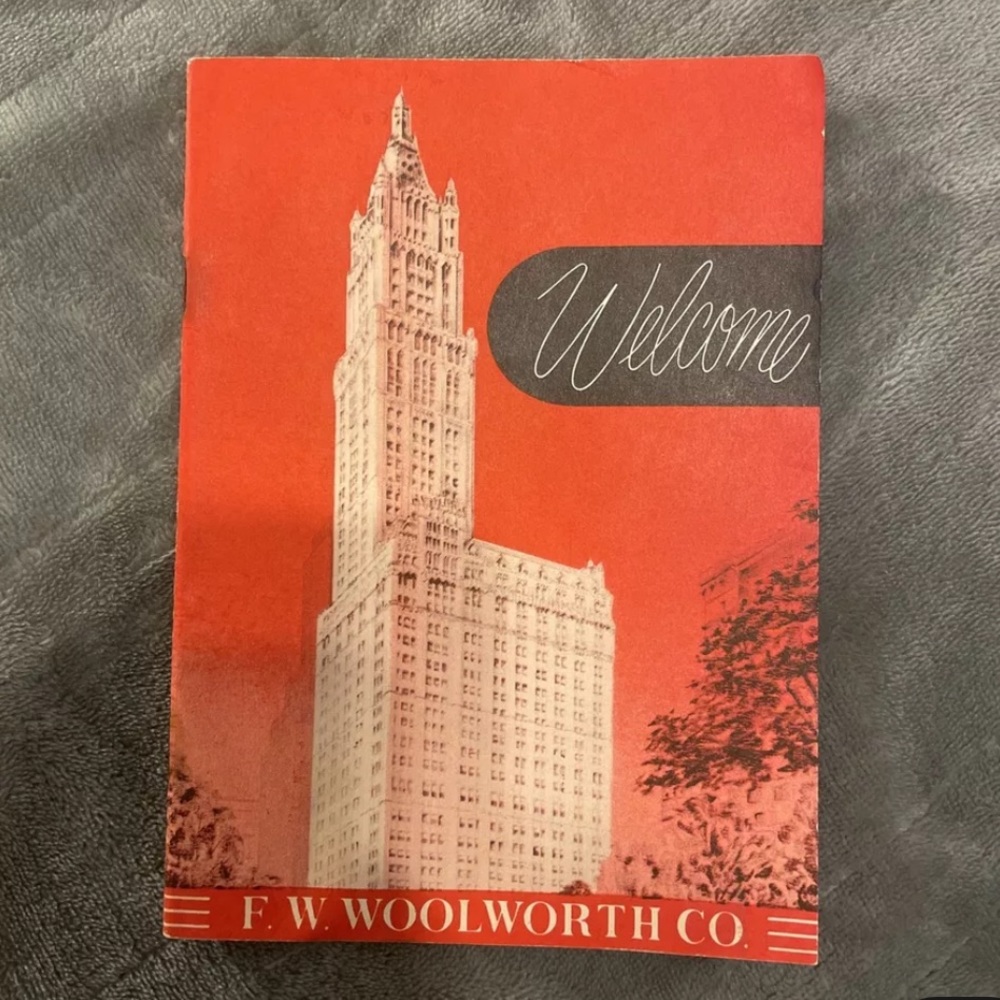 Woolworth New Employee Welcome Policy Booklet Manual Vintage 1952